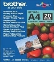 Brother Premium Glossy A4 Photo 20 sheets (BP71GA4)